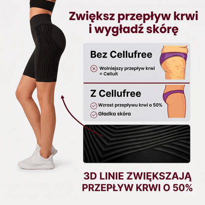 Cellufree - Krótkie antycellulitowe leginsy na lato